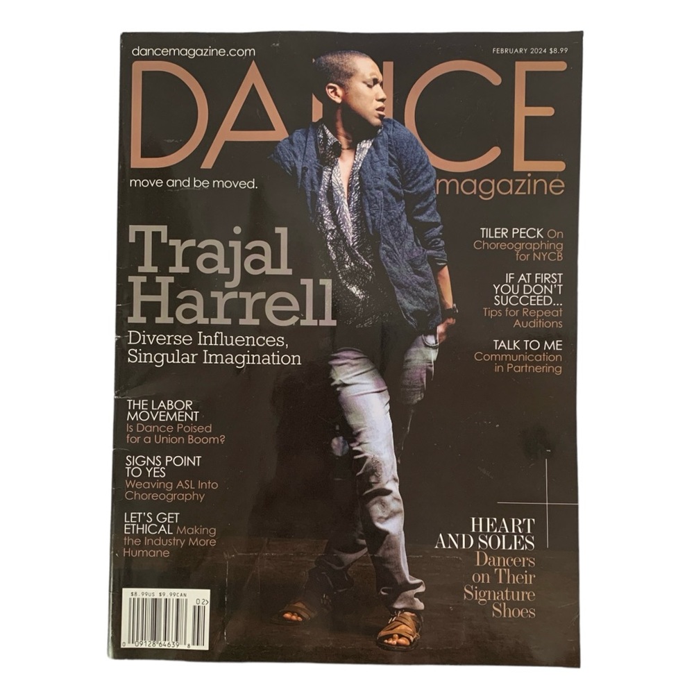 Dance Magazine February 2024 Trajal Harrell Tiler Peck Heart And Soles Ethics